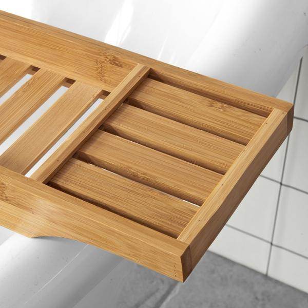 80cm Lang Badewannenablage Badewannenbrett Bambus - Palo24
