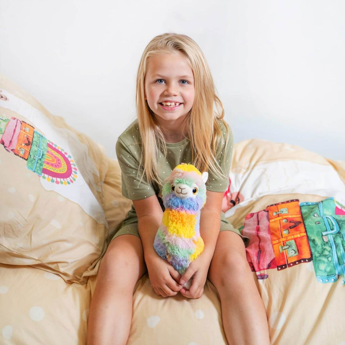 Bettbezug Alpaca Adventure Sand 155 x 220 cm - Palo24