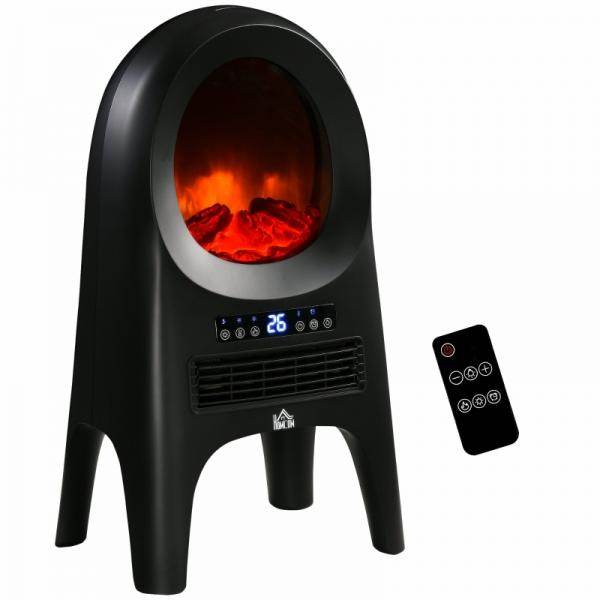 Elektroheizung 3 Modi 10-49° C mit Fernbedienung LED-Flammen freistehend - Palo24