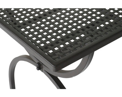 Table ROMEO 125x75cm de MBM, fer forgé marone-antique