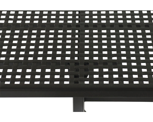 Table ROMEO 125x75cm de MBM, fer forgé marone-antique
