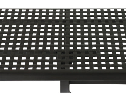 Table ROMEO 125x75cm de MBM, fer forgé marone-antique