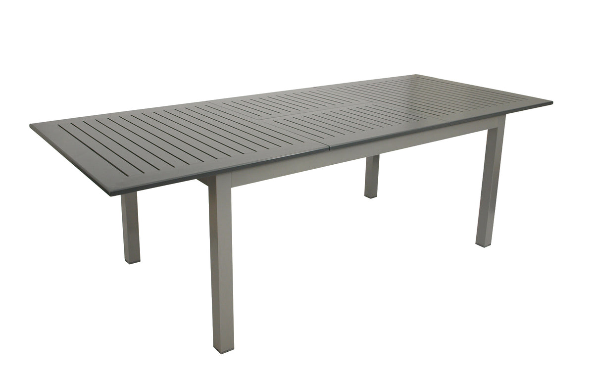 Ausziehtisch BAJAZZO 175/245x100cm, Aluminium grau