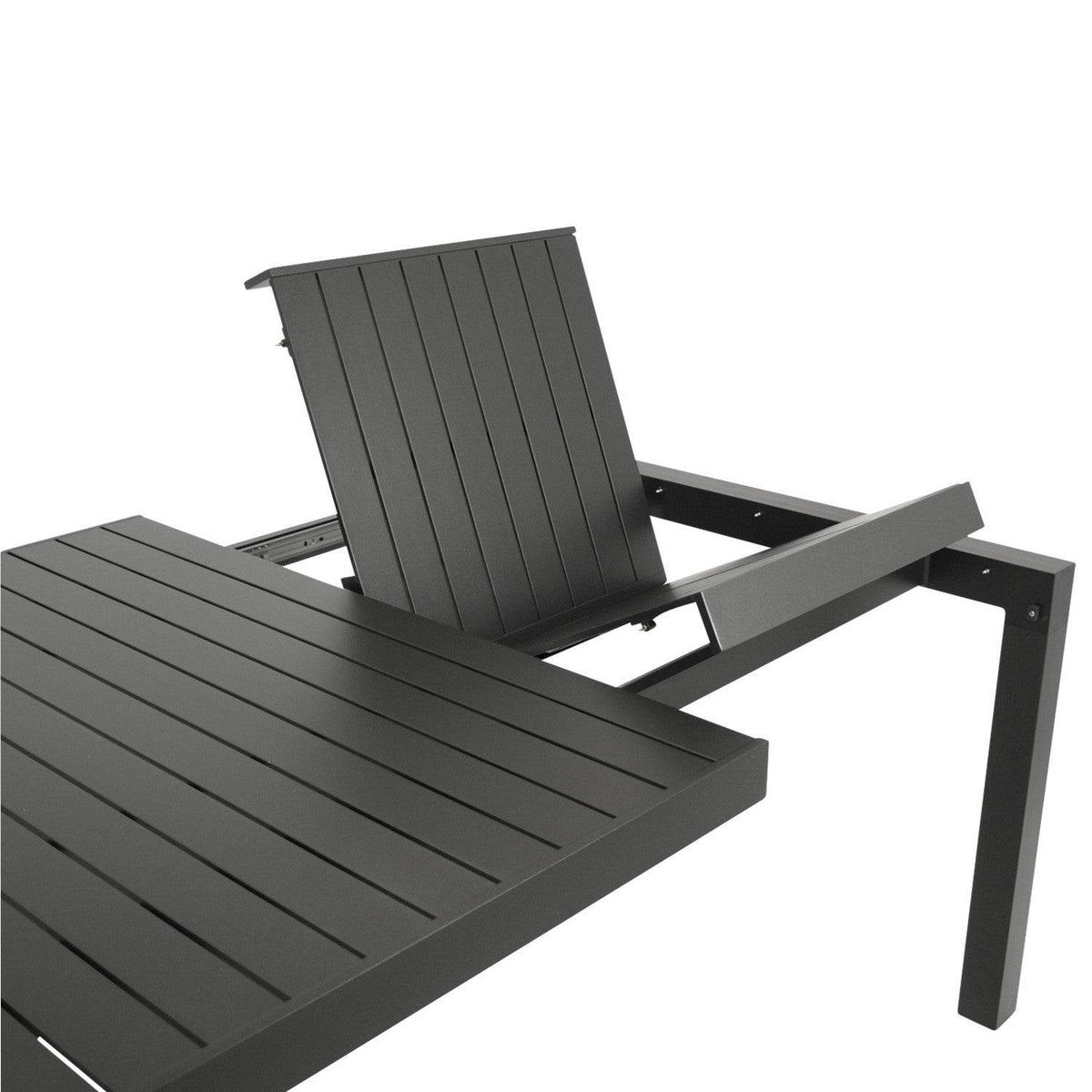 Ausziehtisch LAGOS XL 195/255X120cm, Aluminium anthrazit - Palo24