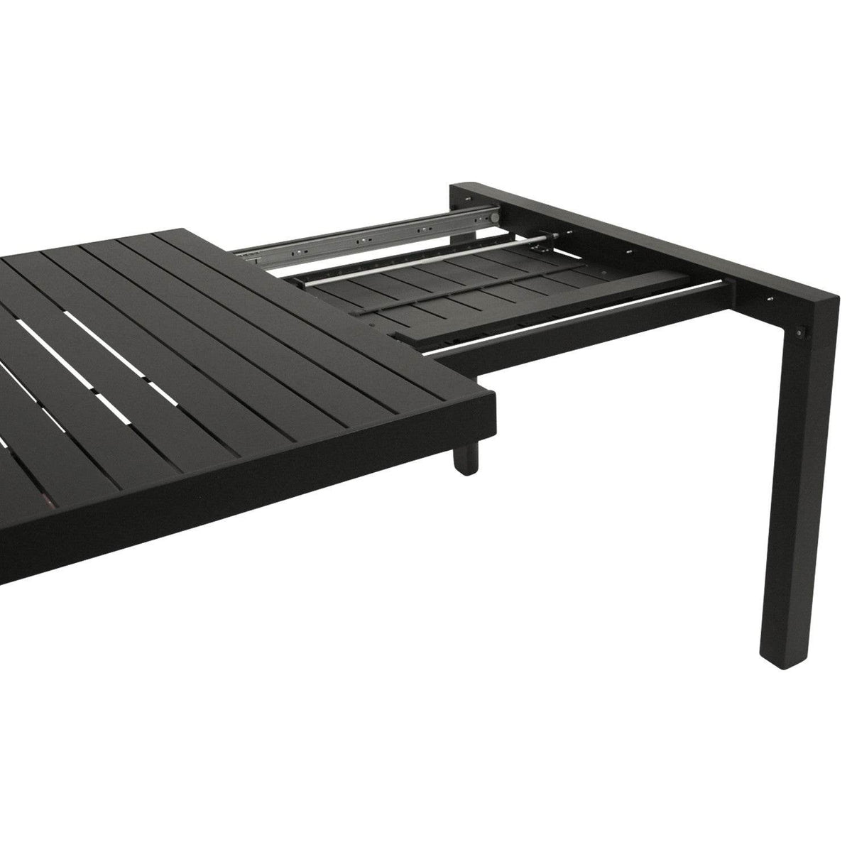 Ausziehtisch LAGOS XL 195/255X120cm, Aluminium anthrazit - Palo24