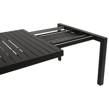 Ausziehtisch LAGOS XL 195/255X120cm, Aluminium anthrazit - Palo24