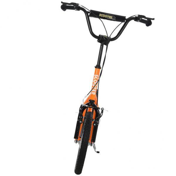 Tretroller Scooter Cityroller Kinder Mädchenroller verstellbar Aluminium Oange - Palo24