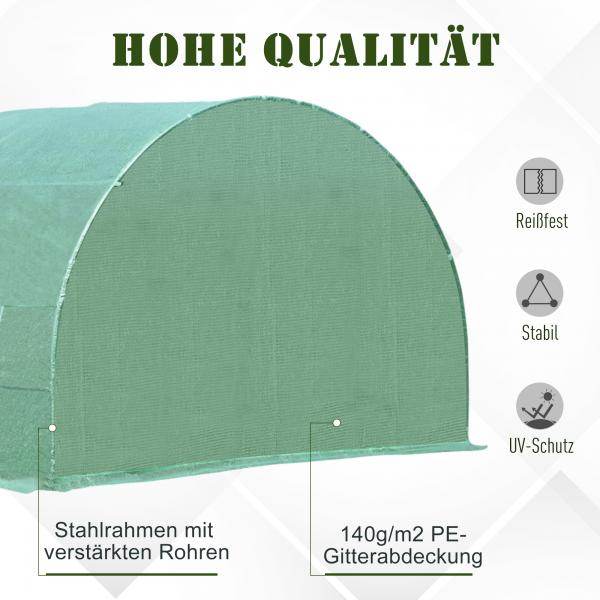 Foliengewächshaus Tomatengewächshaus Treibhaus Frühbeet - Palo24