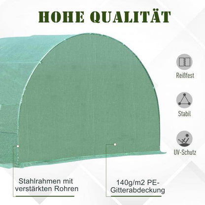 Foliengewächshaus Tomatengewächshaus Treibhaus Frühbeet - Palo24