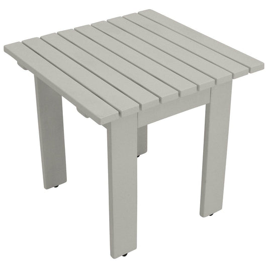 Gartentisch Beistelltisch RIJEKA 46x46cm Eukalyptus geölt weiss - Palo24