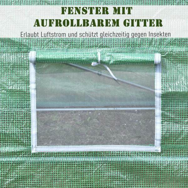 Foliengewächshaus Tomatengewächshaus Treibhaus Frühbeet - Palo24