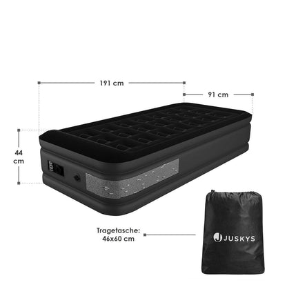 Luftbett Sapri M mit integrierter Pumpe - Schwarz - Palo24