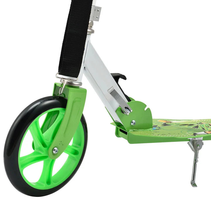 Cityroller Scooter mit XXL Rädern, Fußständer Hinterradreibungsbremse - Palo24