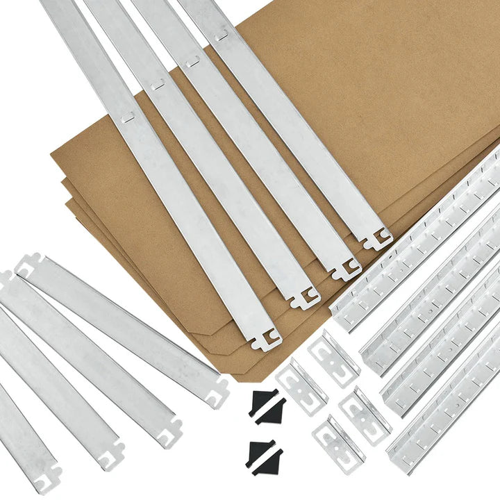2er Set Lagerregal Schwerlastregale "Basic" 180 x 90 x 40 cm