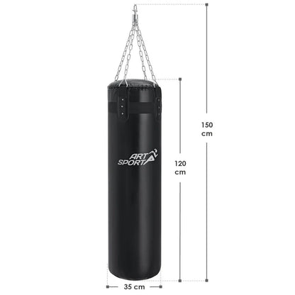 Sac de frappe 30kg avec chaîne en acier 4 points et mousqueton