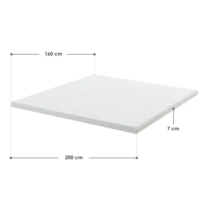 Topper 160x200 cm memory foam, H2 - H3