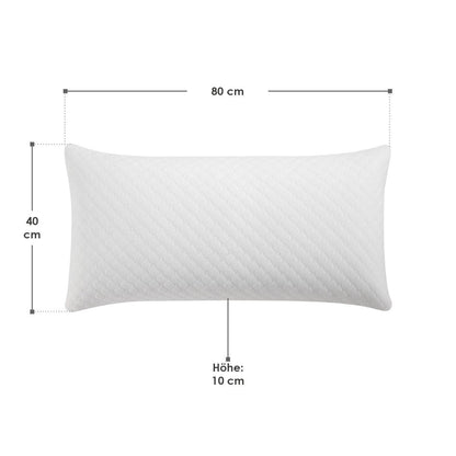 2er Set Kopfkissen 40 x 80 cm mit Memory Foam - Palo24