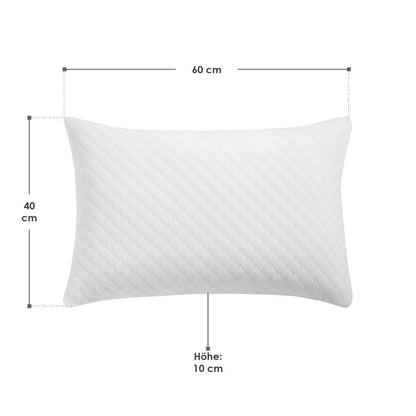 2er Set Kopfkissen 40 x 60 cm mit Memory Foam - Palo24