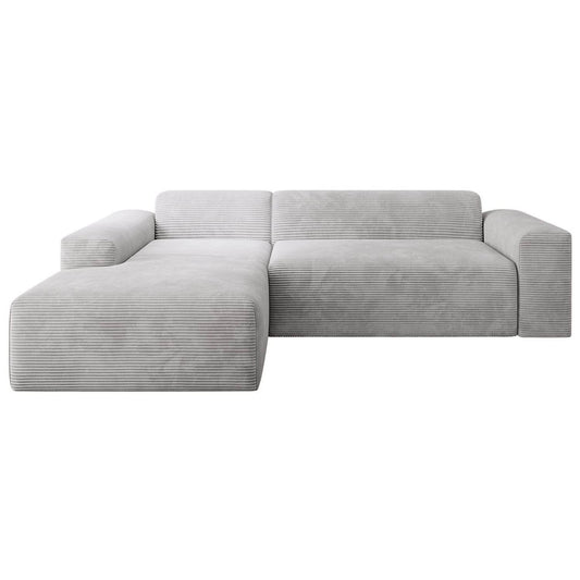 Sofa Vals Links mit PESO-Stoff - Hellgrau - Palo24