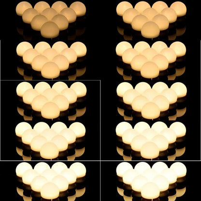 Schminktisch Lichterkette mit 10 LED Lampen und USB