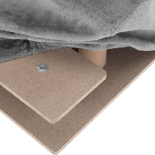 Haustiertreppe Timmy in Grau 36 cm hohe Ein- und Ausstiegshilfe für Haustiere - Palo24