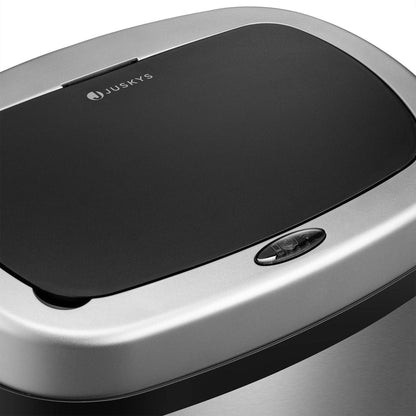 Automatischer Mülleimer mit Sensor - 70L Silber - Palo24