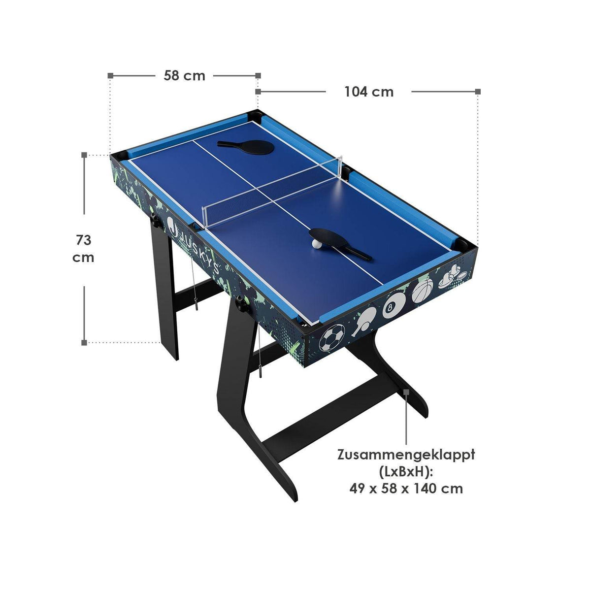 5in1 Multi-Spieltisch Ballzauber - Palo24