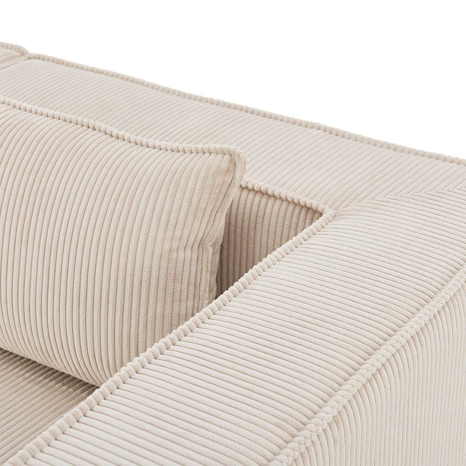 Modulares Sofa Domas S - 2 Sitzer Beige - Palo24