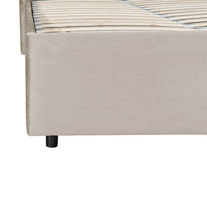 Polsterbett Savona 140 - Beige - Palo24