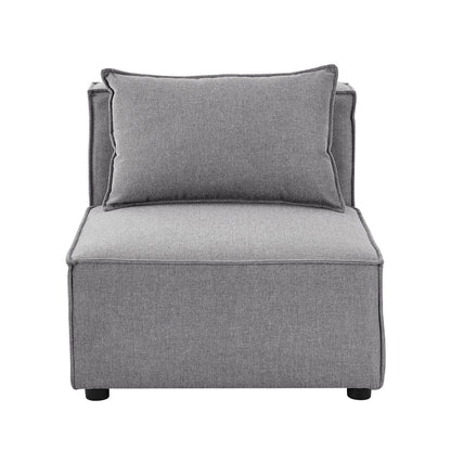 Modulares Sofa Domas XL - 4 Sitzer Dunkelgrau - Palo24