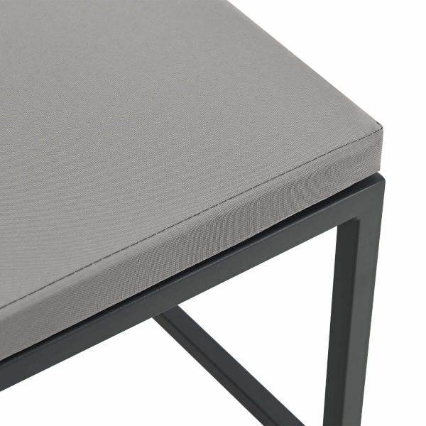 Polyrattan Sitzgruppe Bahamas L in Grau Industrial Design - Palo24