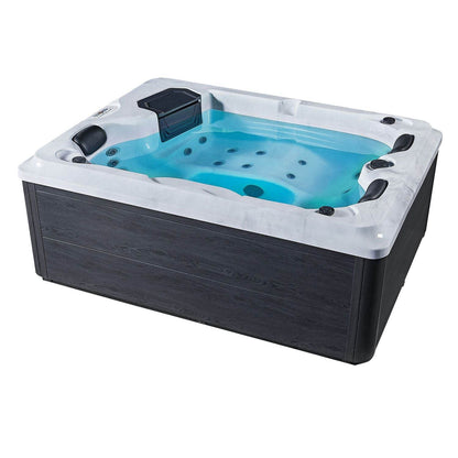 Outdoor Whirlpool Oasis mit LED Massagedüsen - Palo24