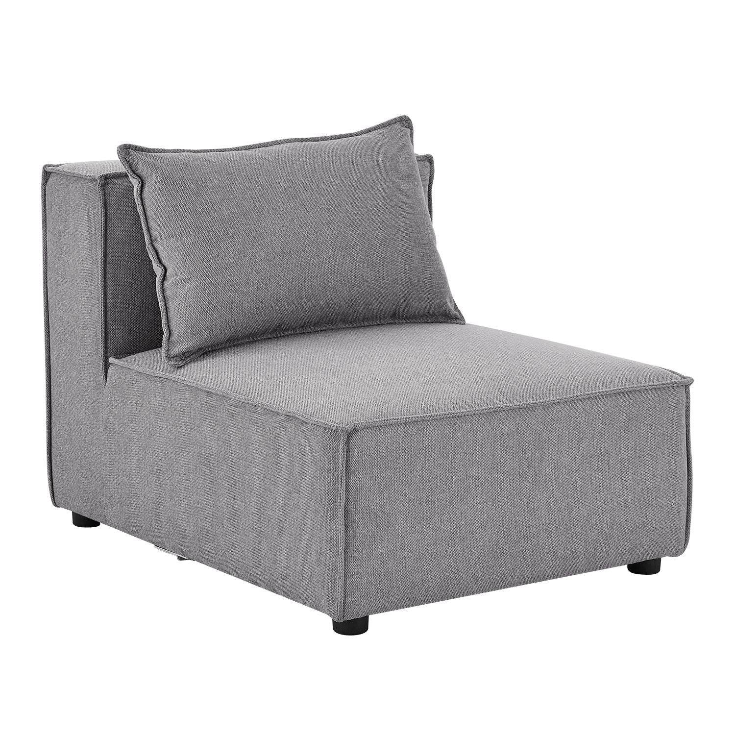 Modulares Sofa Domas L - 3 Sitzer Dunkelgrau - Palo24