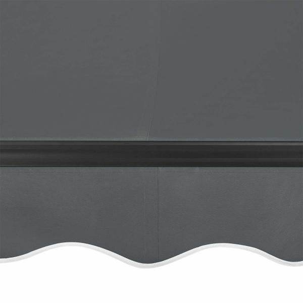 Gelenkarmmarkise 250 x 200 cm mit Kurbel Grau - Palo24
