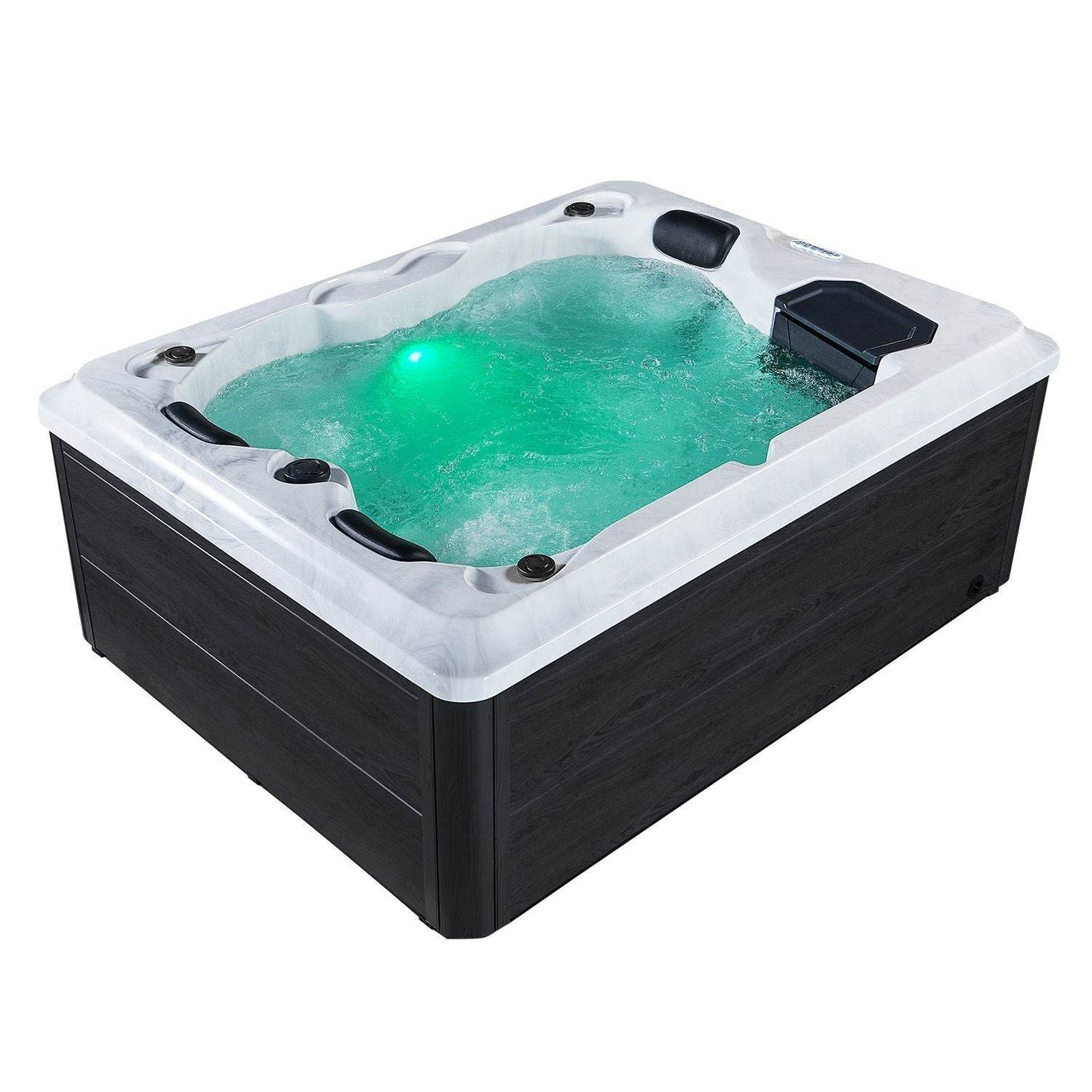 Outdoor Whirlpool Oasis mit LED Massagedüsen - Palo24