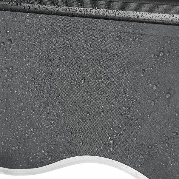 Gelenkarmmarkise 250 x 200 cm mit Kurbel Grau - Palo24
