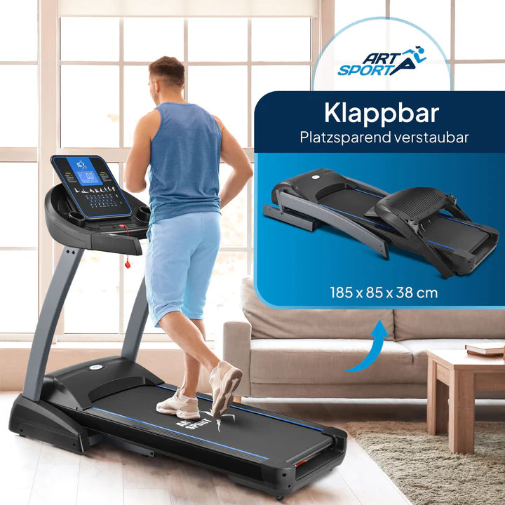Laufband Speedrunner 7000 Kino-Map-Funktion, 22 km/h Geschwindigkeit & 48 Programmen