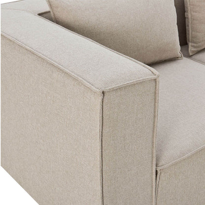 Modulares Sofa Domas L - 3 Sitzer Beige - Palo24