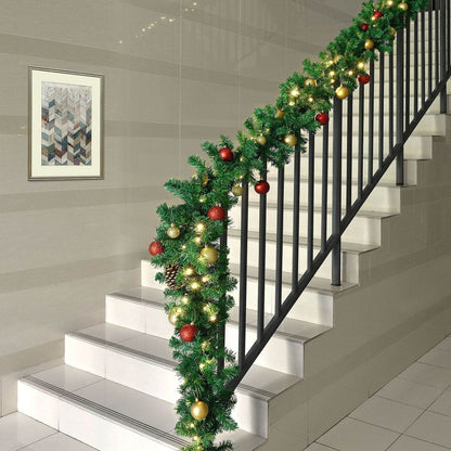 Künstliche Weihnachtsgirlande 5 m mit 100 LEDs - Palo24