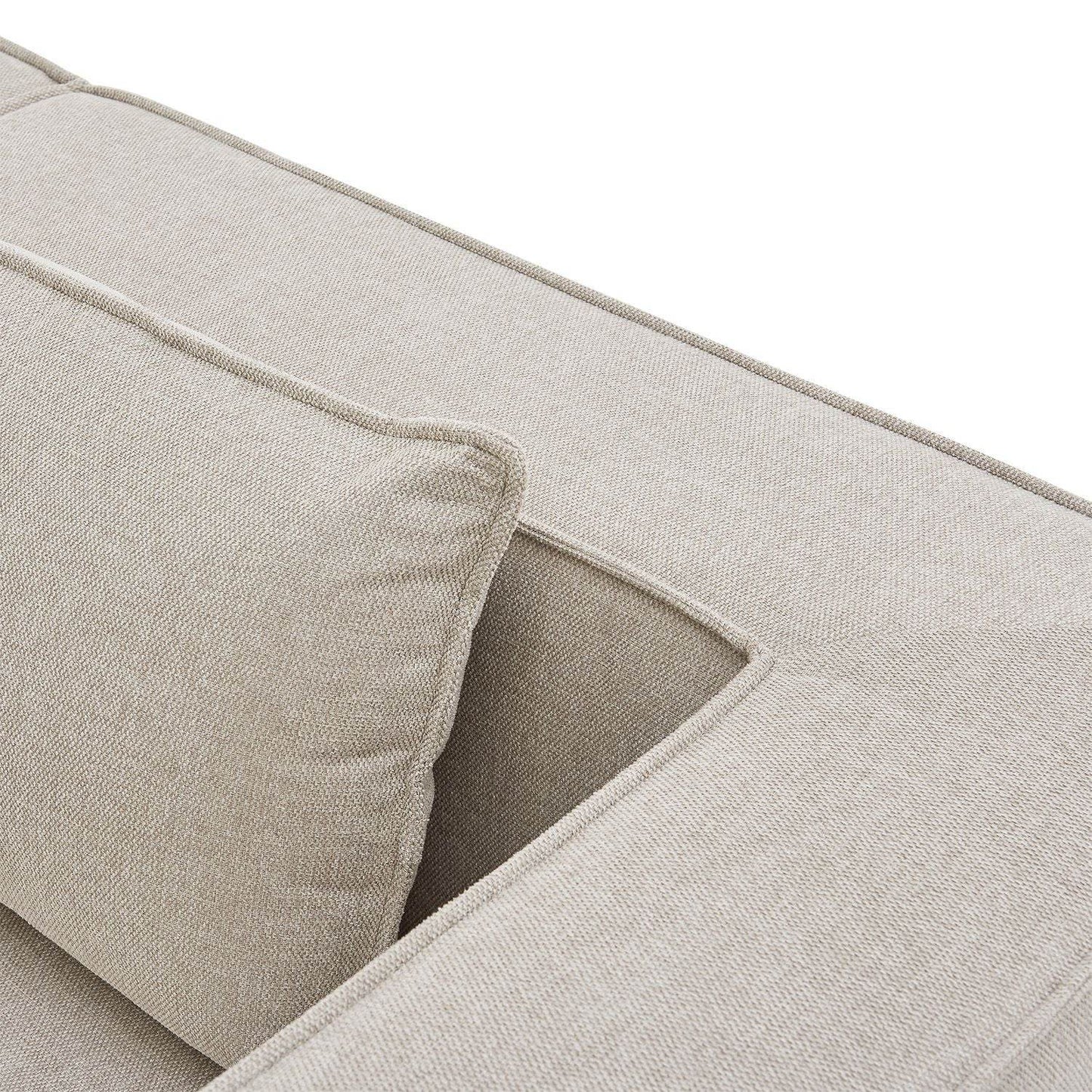 Modulares Sofa Domas L - 3 Sitzer Beige - Palo24