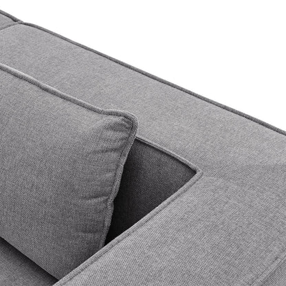 Modulares Sofa Domas XXL - Wohnlandschaft Dunkelgrau - Palo24