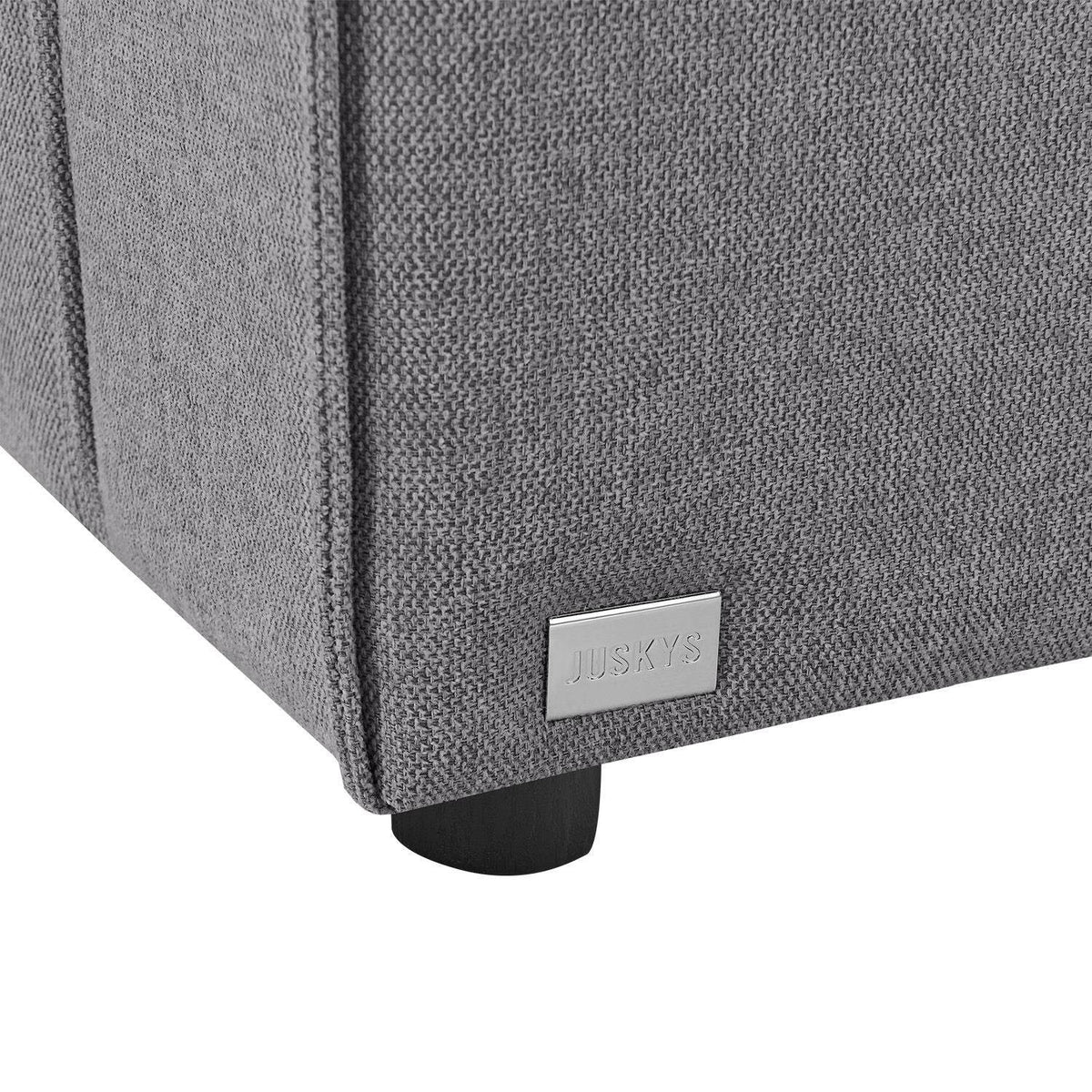 Modulares Sofa Domas M - 3 Sitzer Stoff Dunkelgrau - Palo24
