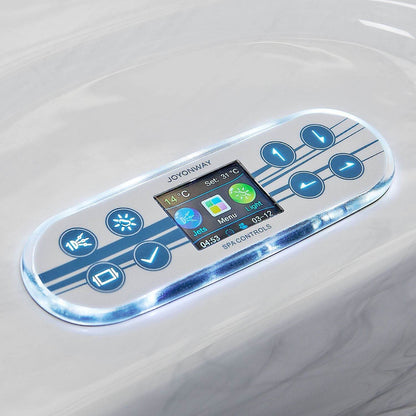Outdoor Whirlpool Oasis mit LED Massagedüsen - Palo24