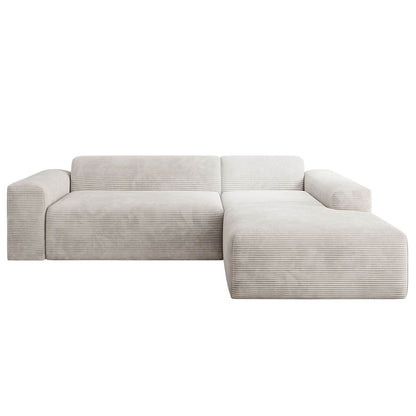 Ecksofa Vals aus Stoff Beige - Palo24