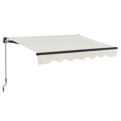 Gelenkarmmarkise 250 x 200 cm mit Kurbel Beige - Palo24