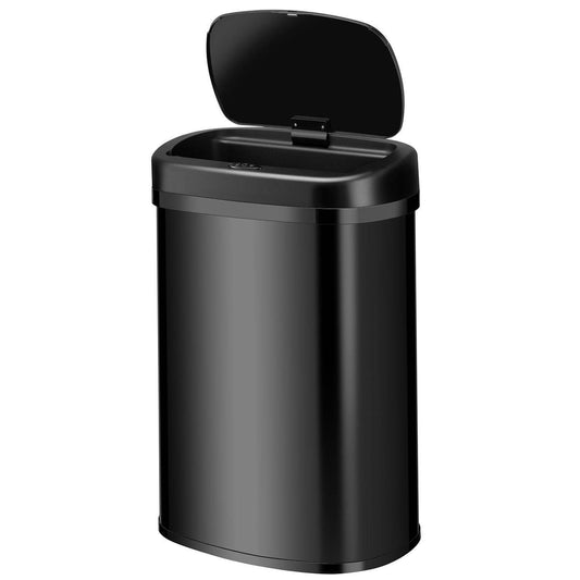 Automatischer Mülleimer mit Sensor - 50L Schwarz - Palo24