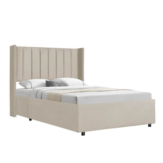 Polsterbett Savona 140 - Beige - Palo24