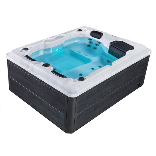 Outdoor Whirlpool Oasis mit LED Massagedüsen - Palo24