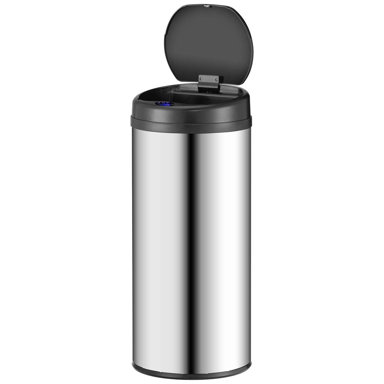 Automatischer Mülleimer mit Sensor - 50L Silber - Palo24