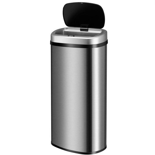 Automatischer Mülleimer mit Sensor - 70L Silber - Palo24